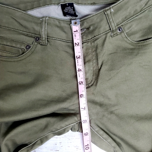 Gap Skinny Jeans Dusky Green size 7 - Picture 4 of 7